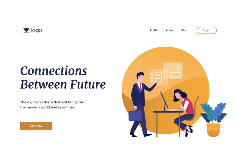 Download Иллюстрация "ILP 4 Digital Platform - Illustration" / ILP 4 Digital Platform - Illustration - Иллюстрация на тему графика vector,illustration,landing,page,infographic,website,design,business,flat,homepage,header,people,ui,ux,web