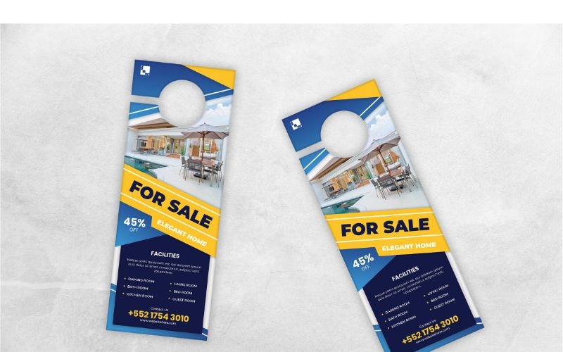 Download Фирменный стиль "Door Hanger House For Sell 2 - Corporate Identity Template" / Door Hanger House For Sell 2 - Corporate Identity Template - Фирменный стиль на тему графика door,hanger,print,corporate,company,business,marketing,modern,design,creative,sign,handle,privacy,label,entrance