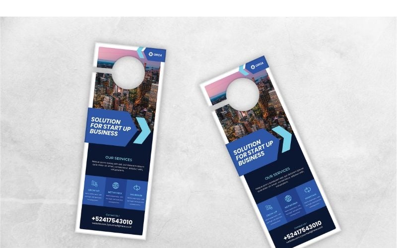 Download Фирменный стиль "Door Hanger Solution Business - Corporate Identity Template" / Door Hanger Solution Business - Corporate Identity Template - Фирменный стиль на тему графика door,hanger,print,corporate,company,business,marketing,modern,design,creative,sign,handle,privacy,label,entrance