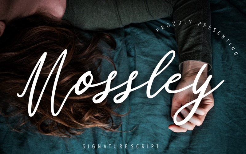 Mossley签名草书字体