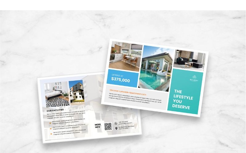 Download Фирменный стиль "Postcard The Lifestyle You Deserve - Corporate Identity Template" / Postcard The Lifestyle You Deserve - Corporate Identity Template - Фирменный стиль на тему графика postcard,card,paper,mail,letter,invitation,vector,design,template,post,stamp,greeting,correspondence,message,airmail