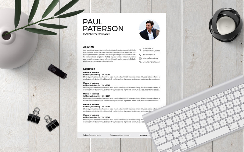 Download Резюме "Corporate CV Resume Template" / Corporate CV Resume Template - Резюме на тему графика resume,resumes,cv,template,business,associate,marketing,cover,letter,professional,job,offer,curriculum,vitae,jobs,employee,employer