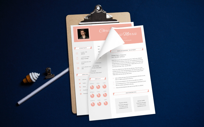 Download Резюме "Creative CV Resume Template" / Creative CV Resume Template - Резюме на тему графика creative,cv,template,curriculum,vitae,business,professional,professionals,job,offer,letter,resume,bio,data