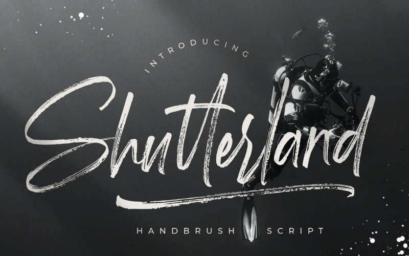 Курсивний шрифт Shutterland Handbrush