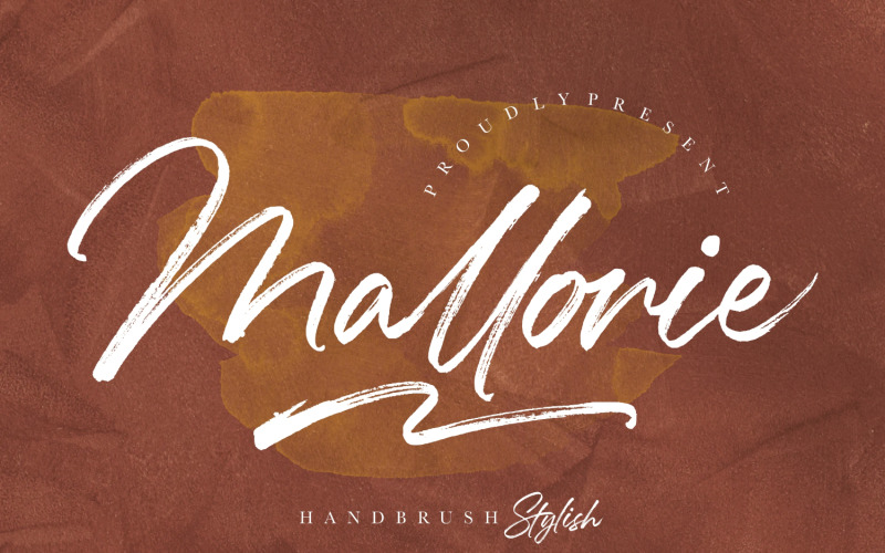 Стильний шрифт Mallorie Handbrush