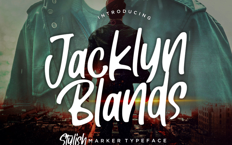 Stylové písmo písma Jacklyn Blands