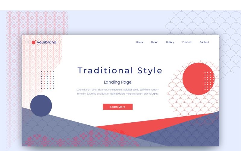 Download Background "Abstract  Japanese Style Background" / Abstract  Japanese Style Background - Background на тему графика abstracts,adobe illustration,attractive,background,colorful,creativity,designs,flat,homepage,illustrations,landing,modern,pages,shape,template,vectors,website