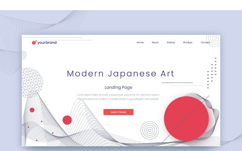 Download Background "Abstract  Modern Japanese Art Background" / Abstract  Modern Japanese Art Background - Background на тему графика abstracts,adobe illustration,attractive,background,colorful,creativity,designs,flat,homepage,illustrations,landing,modern,pages,shape,template,vectors,website