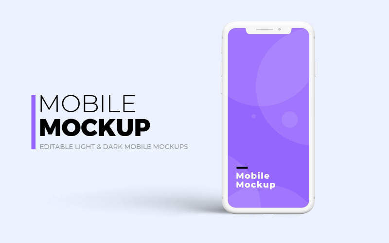 Mobile product mockup #158404 - TemplateMonster