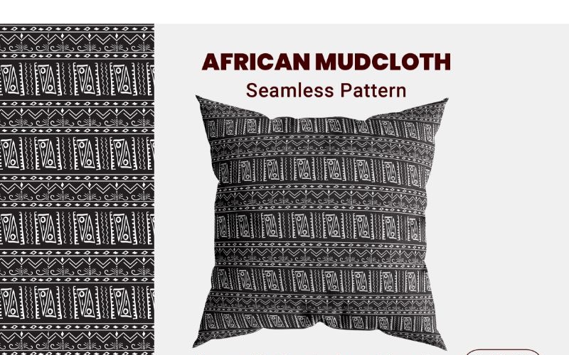 Download Background "Seamless African Mudcloth Background" / Seamless African Mudcloth Background - Background на тему графика background,pattern,illustration,vector,design,texture,print,seamless,nature,wallpaper,graphic,textile,space,robot,alien