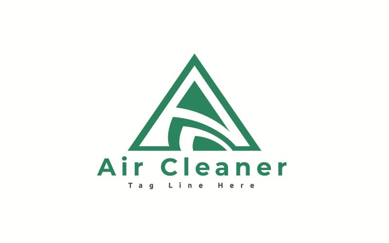 Download Шаблон логотипа "Air Cleaner Logo Template" / Air Cleaner Logo Template - Шаблон логотипа на тему графика advenced,advertising,agency,air,air force,aviation,dally,fly,letter,pub,vector,wing,wings