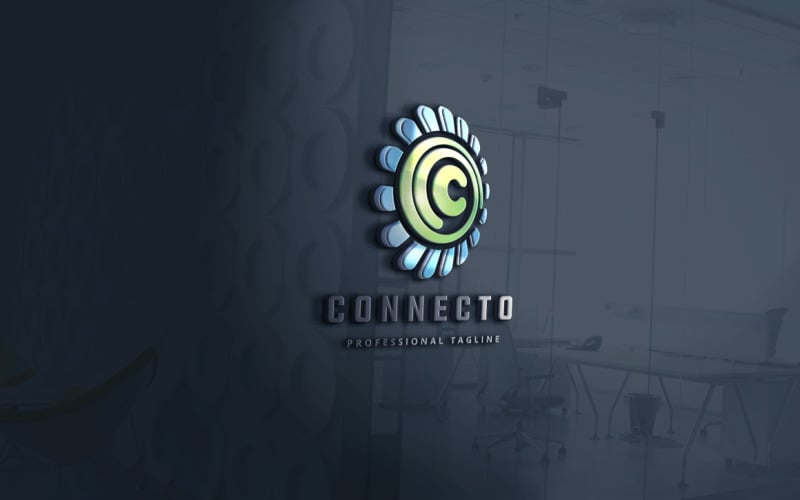 Download Шаблон логотипа "Connecto Letter C Logo Template" / Connecto Letter C Logo Template - Шаблон логотипа на тему графика app,c letter,c logo,circle,circular,code,coding,communication,concept,connect,connection,construction,cool,creation,creative,creativity,creator,design,dot,global