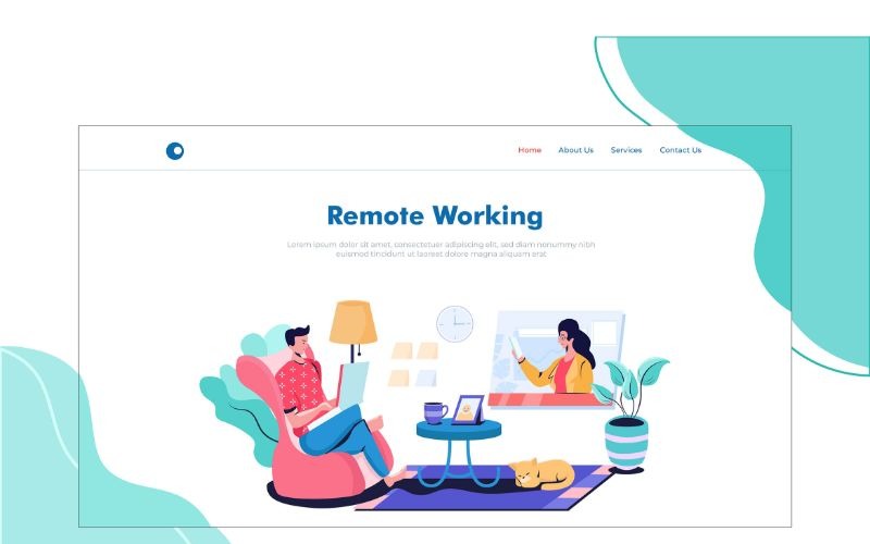 Download Иллюстрация "ILP 44 Online Marketing - Illustration" / ILP 44 Online Marketing - Illustration - Иллюстрация на тему графика vector,illustration,landing,page,infographic,website,design,business,flat,homepage,header,people,ui,ux,web