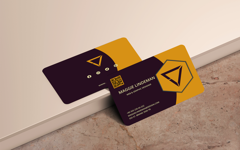 POLYGON BUSINESS CARD Illustration