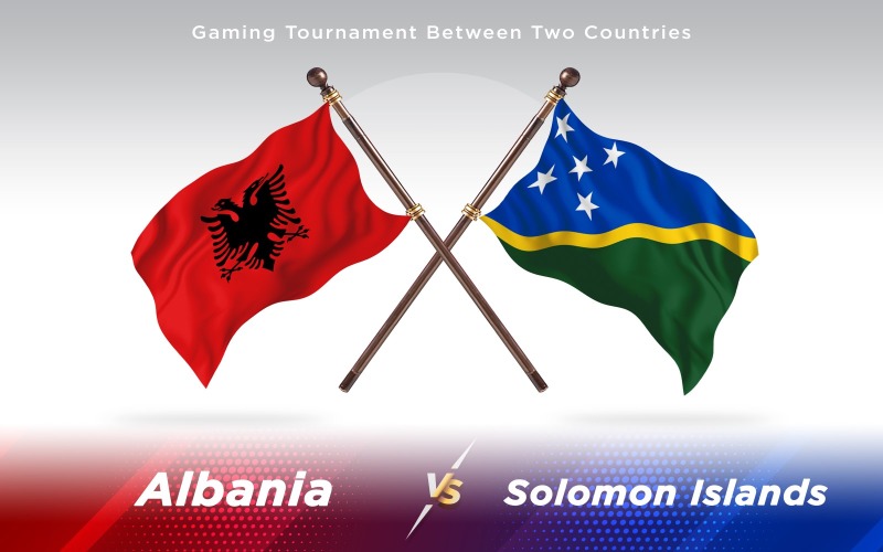 Download Иллюстрация "Albania versus Solomon Islands Two Countries Flags - Illustration" / Albania versus Solomon Islands Two Countries Flags - Illustration - Иллюстрация на тему графика national,patriotic,europe,asia,republic,map,flag,country,cartography,geography,nation,illustration,graphic,vector,state,world,isolated,symbol,border,icon