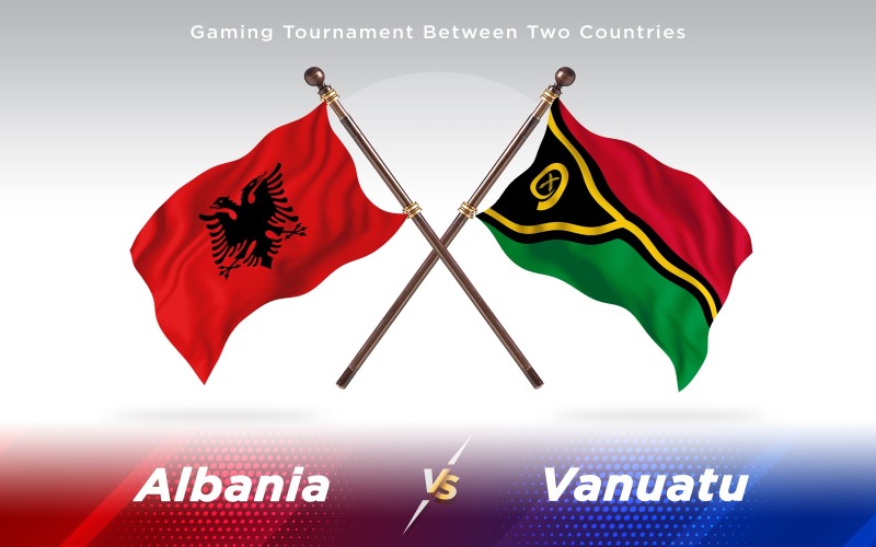 Download Иллюстрация "Albania versus Vanuatu Two Countries Flags - Illustration" / Albania versus Vanuatu Two Countries Flags - Illustration - Иллюстрация на тему графика national,patriotic,europe,asia,republic,map,flag,country,cartography,geography,nation,illustration,graphic,vector,state,world,isolated,symbol,border,icon