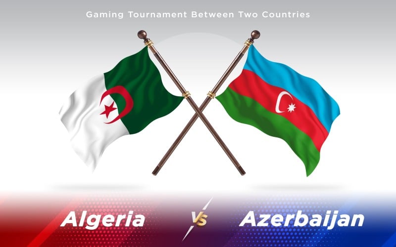 Download Иллюстрация "Algeria versus Azerbaijan Two Countries Flags - Illustration" / Algeria versus Azerbaijan Two Countries Flags - Illustration - Иллюстрация на тему графика national,patriotic,europe,asia,republic,map,flag,country,cartography,geography,nation,illustration,graphic,vector,state,world,isolated,symbol,border,icon
