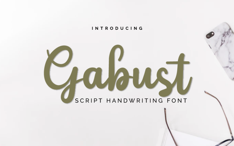 Gabust Schriftart