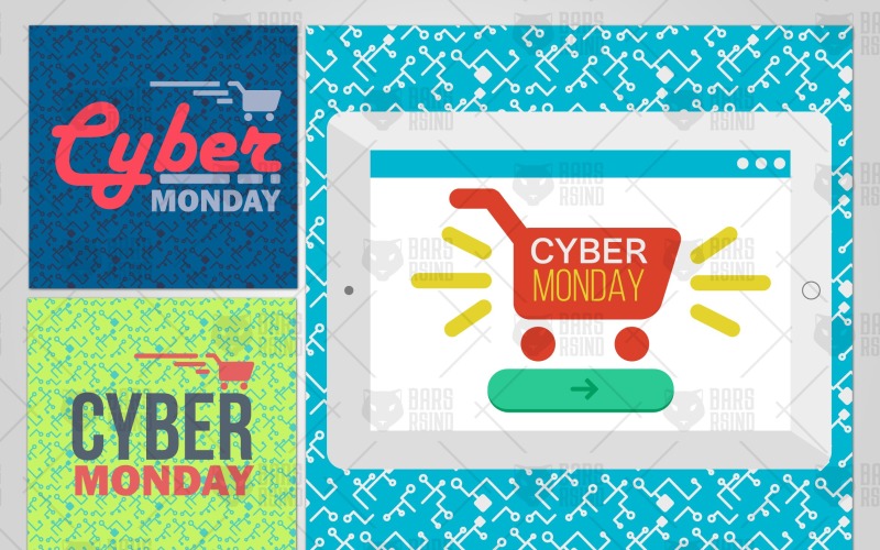 Download Фирменный стиль "Cyber Monday Banners - Corporate Identity Template" / Cyber Monday Banners - Corporate Identity Template - Фирменный стиль на тему графика vintage,illustration,label,design,sign,special,retail,vector,advertising,sale,happy,holiday,style,promotion,business,shop,technology,marketing,club,event,season,bright,decoration,shopping,bac