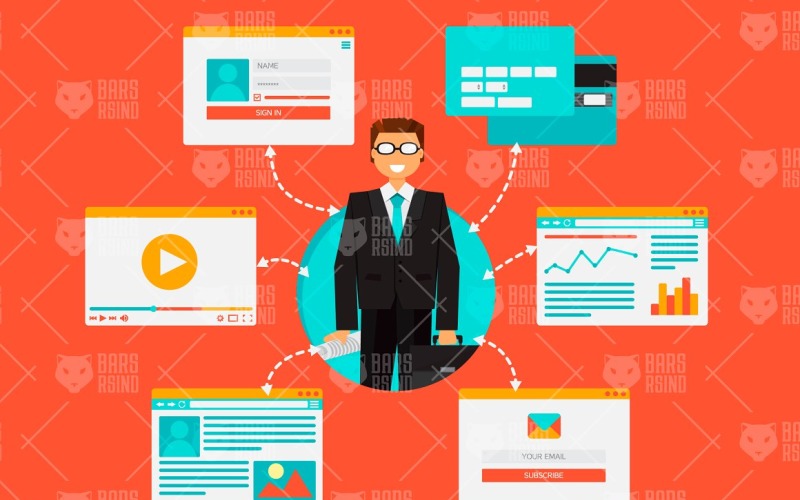 Online Banking - Corporate Identity Template