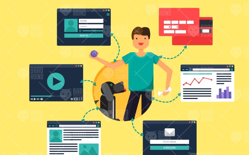 Download Фирменный стиль "Online Blogging And Coaching - Corporate Identity Template" / Online Blogging And Coaching - Corporate Identity Template - Фирменный стиль на тему графика card,template,web,blog,blogger,vector,blogging,website,mockup,app,business,shop,technology,form,software,video,social,search,newsletter,mail,coach,interface,stream,network,frame,people,elemen