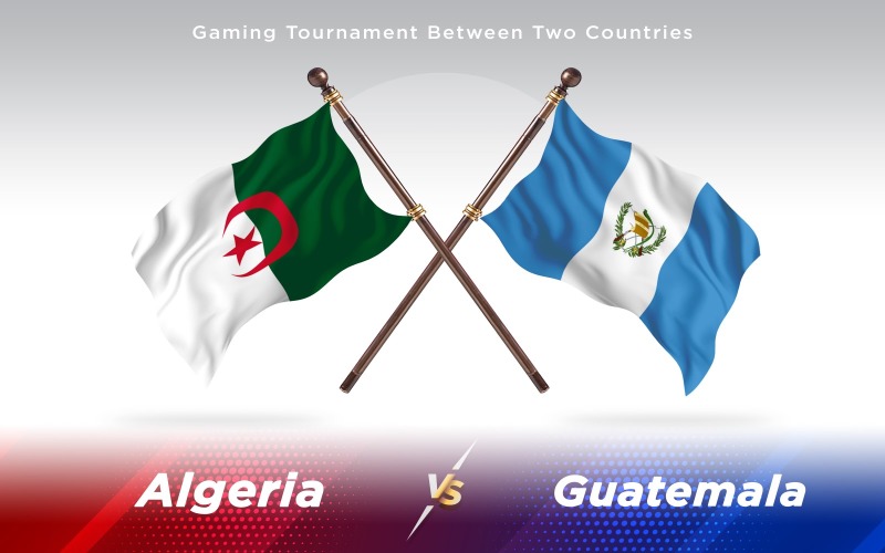 Download Иллюстрация "Algeria versus Guatemala Two Countries Flags - Illustration" / Algeria versus Guatemala Two Countries Flags - Illustration - Иллюстрация на тему графика national,patriotic,europe,asia,republic,map,flag,country,cartography,geography,nation,illustration,graphic,vector,state,world,isolated,symbol,border,icon