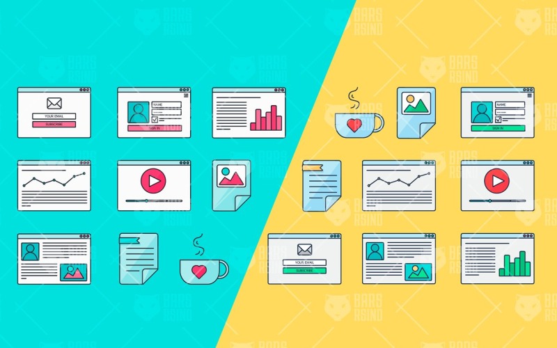 Download Vector "Design UI Elements - Vector Image" / Design UI Elements - Vector Image - Vector на тему графика card,modern,illustration,label,design,template,sign,web,vector,news,website,mockup,music,creative,app,business,bar,shop,technology,form,software,film,movie,video,startup,social,menu,search,gr