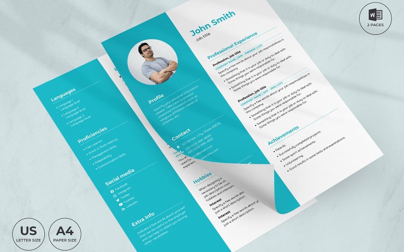 Diş Hekimi CV Özgeçmiş Şablonu