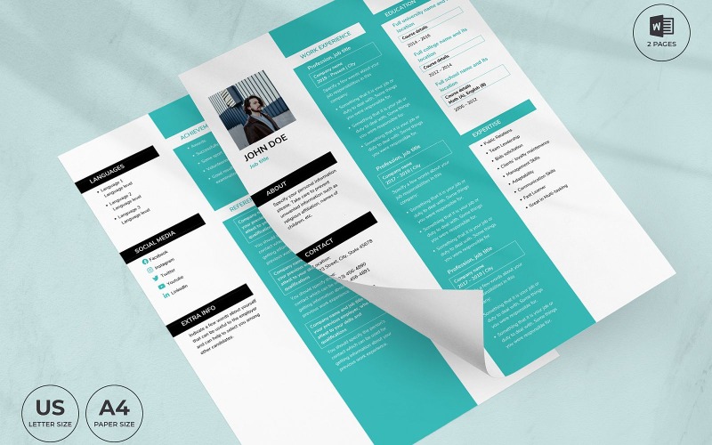 Modello di CV per direttore creativo