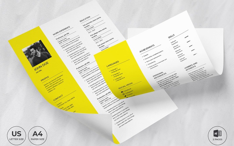 Szablon CV fryzjera