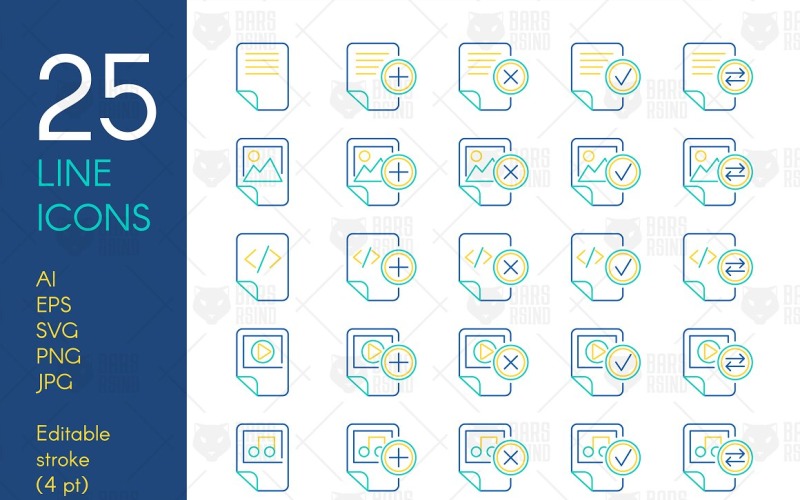 Download Набор иконок "Document File Pack Icon Set" / Document File Pack Icon Set - Набор иконок на тему computer vector,icon,set,folder,document,file,data,process,paper,record,flow,business,information,storage,system,art,color,contour,technology,action