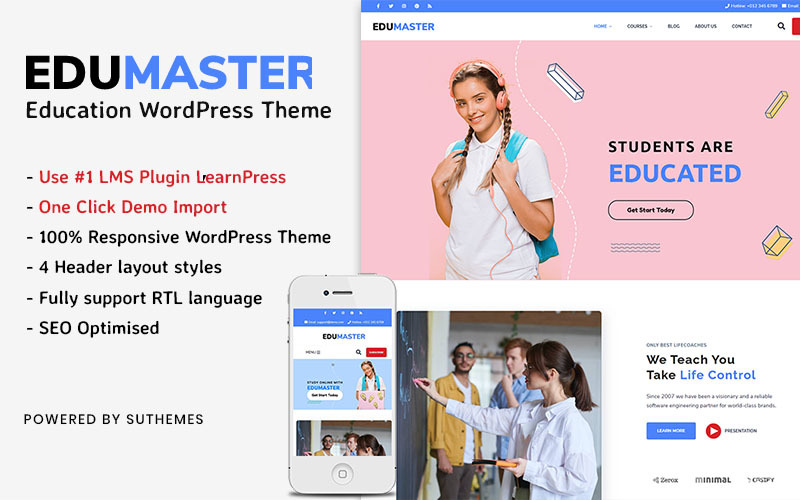 Education WordPress Theme | EduMaster WordPress Theme
