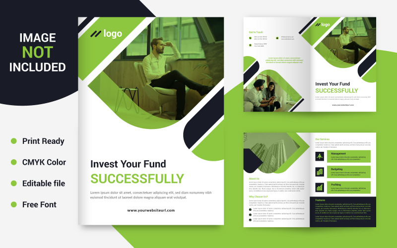 Modern Bifold Brochure - Corporate Identity Template