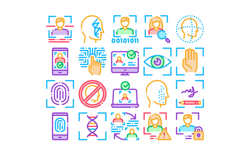 Набор элементов коллекции признание Векторный Icon