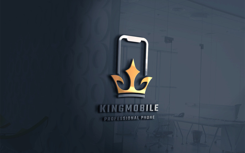 King Mobile Logo modello