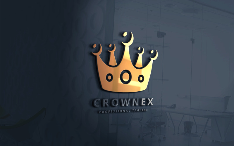 Tech Crown Logo Vorlage