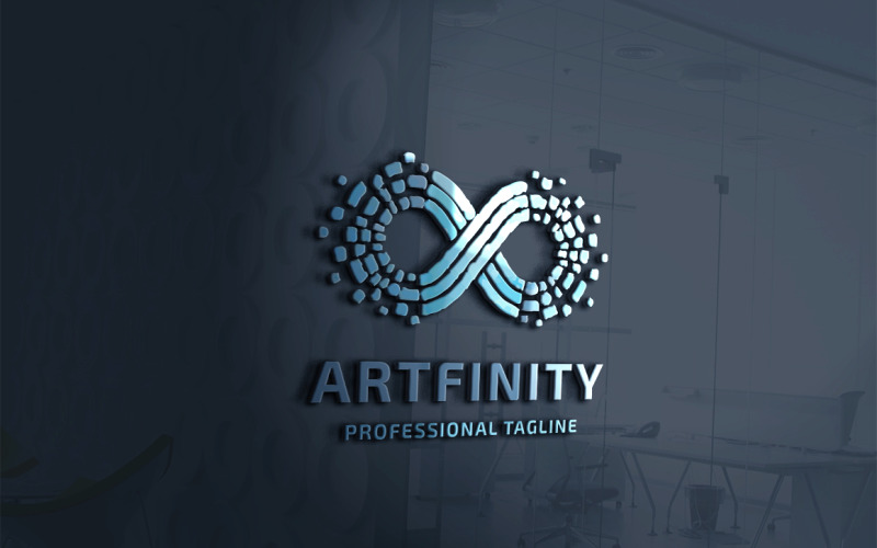 Download Шаблон логотипа "Art Infinity Logo Template" / Art Infinity Logo Template - Шаблон логотипа на тему графика agency,ai,art,black,blue,business,cobra,colorful,company,corporate,design,eps,eps file,game,green,infinite,infinitude,infinity,media,mosaic