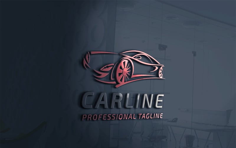 Download Шаблон логотипа "Car Line Logo Template" / Car Line Logo Template - Шаблон логотипа на тему графика auto,automobile,body,bodywork,brand,branding,business,car,clean,clear,curve,exhibition,fast,garage,identity,mechanic,modification,profile,repair,reparation