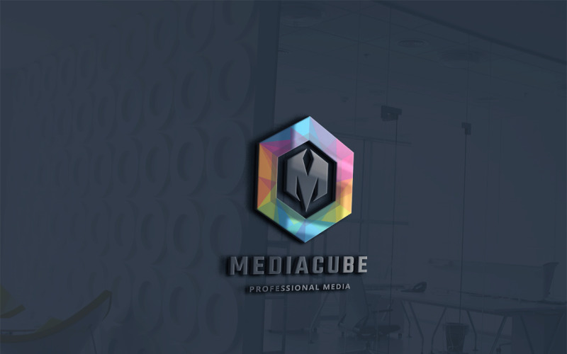 Download Шаблон логотипа "Cube Letter M Logo Template" / Cube Letter M Logo Template - Шаблон логотипа на тему графика abstract,ad agency,alphabet logo,branding,creative,letter,letter m,m logo,media,mega,micro,mobile app,mobile apps,modern,multi color,multicolor,multimedia logo,play,simple,studio
