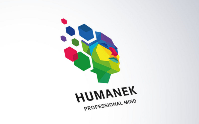 Logo sjabloon van Humanek technologie