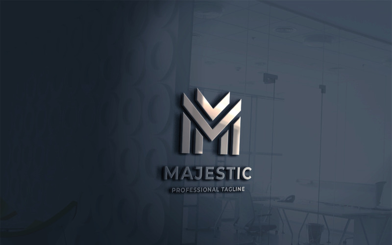 Majestic lettera Logo modello