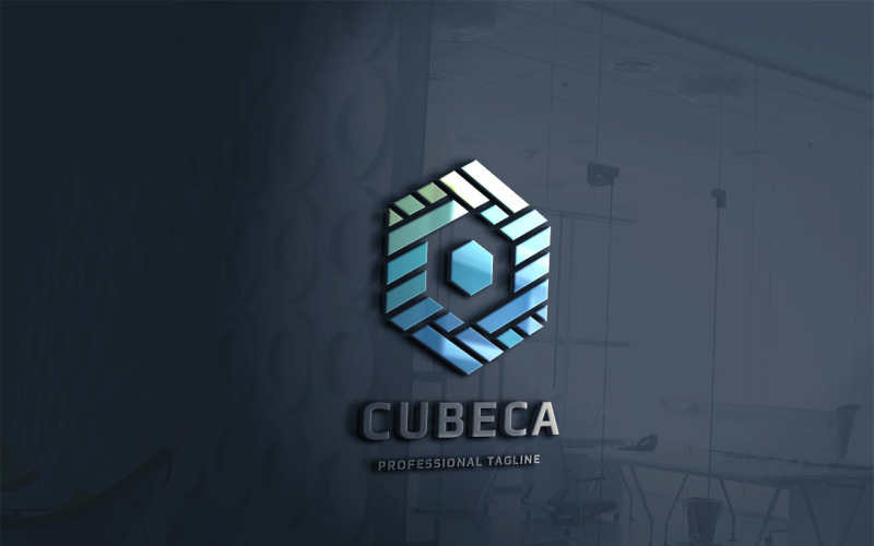 Modèle de logo Cubeca