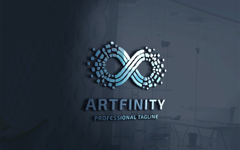 Modelo de logotipo Art Infinity