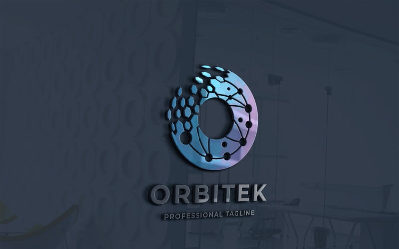 Modelo de logotipo Orbi Letter O