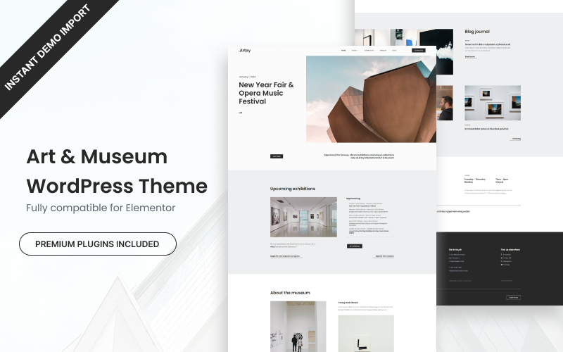 Artey - Art & Museum WordPress-tema