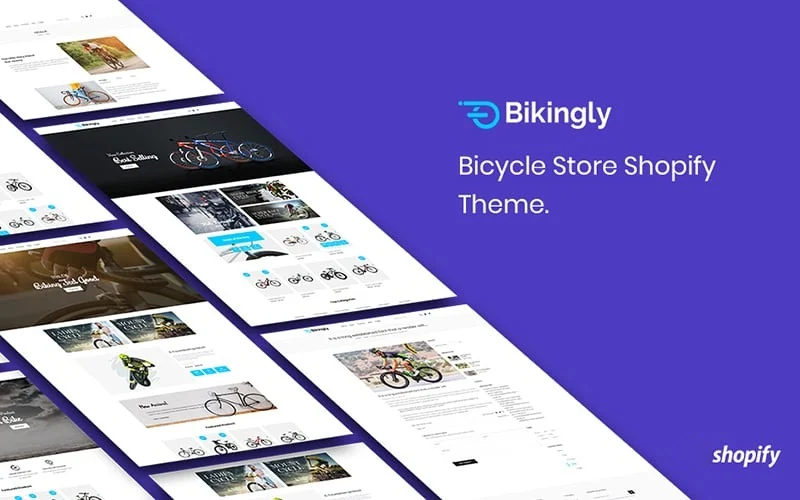 Bikingly - Tema Shopify para tienda de bicicletas