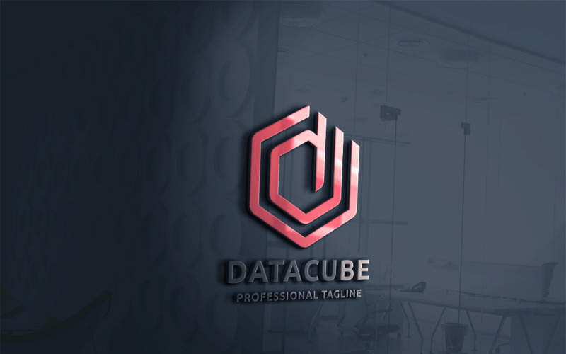 Download Шаблон логотипа "Data Cube Letter D Logo Template" / Data Cube Letter D Logo Template - Шаблон логотипа на тему графика box,brainstorm,branding,builder,colorful,corporate,creation,creative,creativity,cube,cubic,cubical,data,development,dimension,d letter,entertainment,hexagon,hexagonal,idea