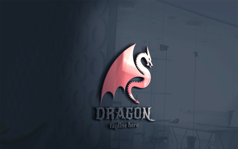 Download Шаблон логотипа "Dragon Logo Template" / Dragon Logo Template - Шаблон логотипа на тему графика animal,animals,asia,boat,book,china,crest,crest logo,crests,dark,devil,dragon,dream,fashion,game,infinity,media,money,outdoor,product