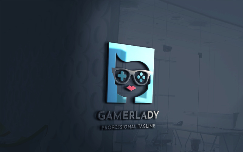 Download Шаблон логотипа "Gamer Lady Logo Template" / Gamer Lady Logo Template - Шаблон логотипа на тему графика app,cap,caps,coding,competition,console,electronic,entertainment,excitement,funny,game,game club,gamer,gaming,girl,head,headset,interaction,lady,mascot