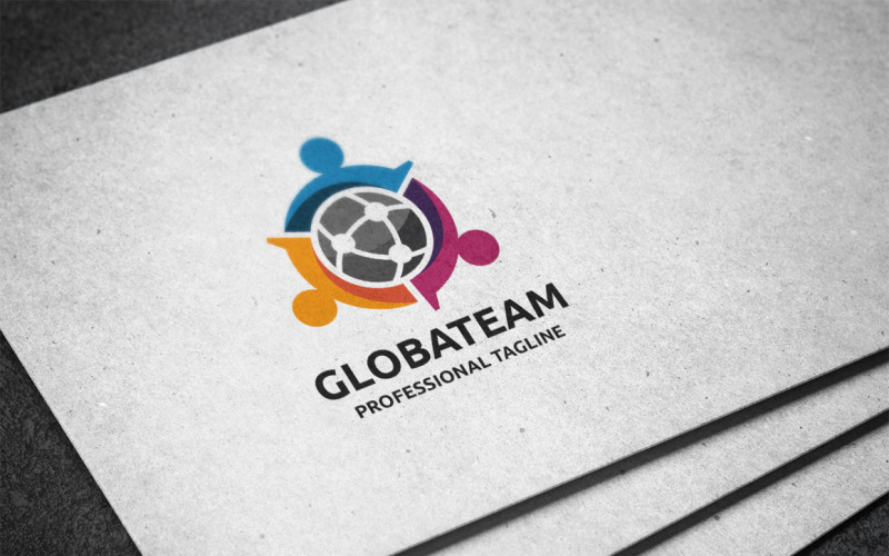 Download Шаблон логотипа "Global Team Logo Template" / Global Team Logo Template - Шаблон логотипа на тему графика agency,business,committee,community,connect,connection,data,firm,global,group,human,information,international,link,modern,network,professional,share,sharing,solution